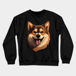 Cartoon Shiba Inu Dog - Cute Shiba Inu Crewneck Sweatshirt